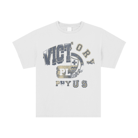 Victory+ Mash Crest Shirt White