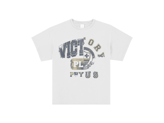 Victory+ Mash Crest Shirt White