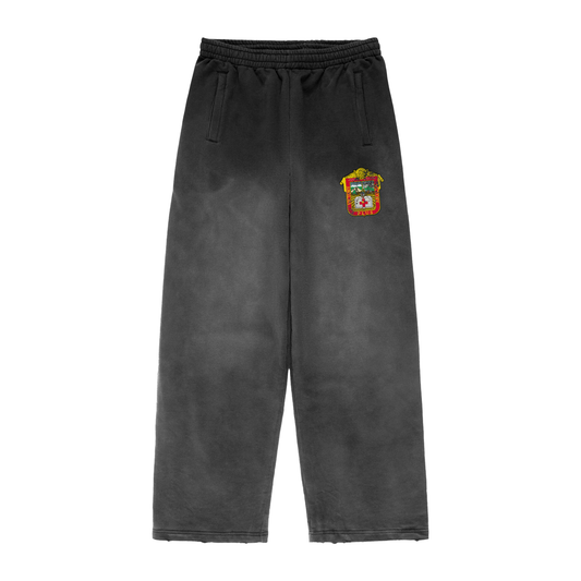 Victory+ Crest Sweat Bottom Black