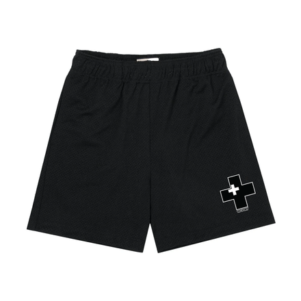 VICTORY+ BLACK MESH SHORTS